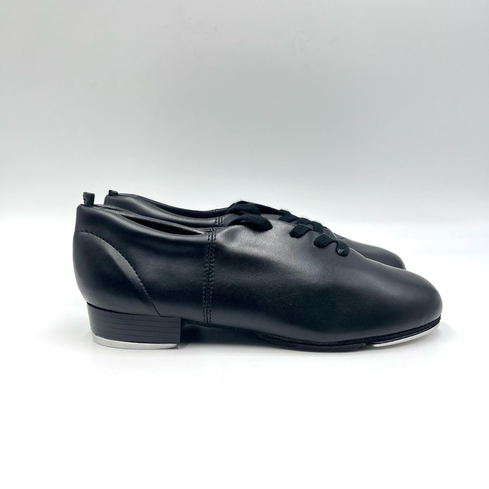 Capezio Womens Size 5 Fluid‎ Black Lace Up Tap Dance Shoes Style Model CG17